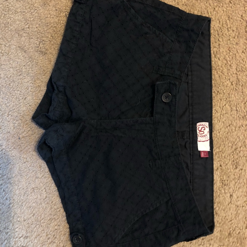 Black shorts